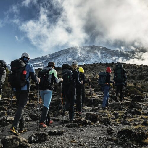 6 days kilimanjaro trekking via machame route camping